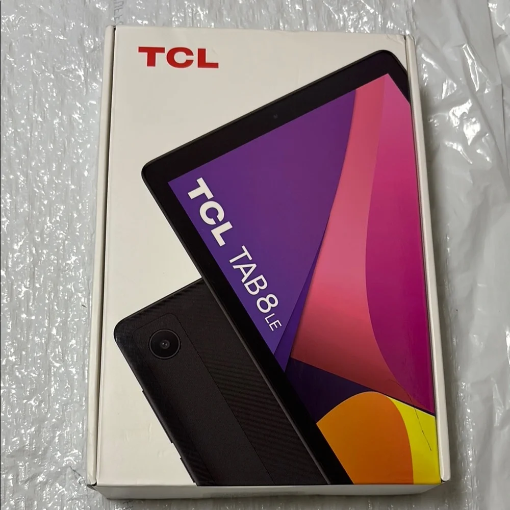 TCL Black Tablet with Vibrant Display and Slim Design